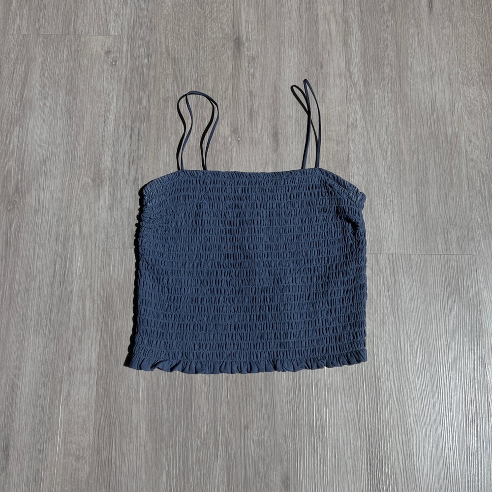 Abercrombie blue tube top